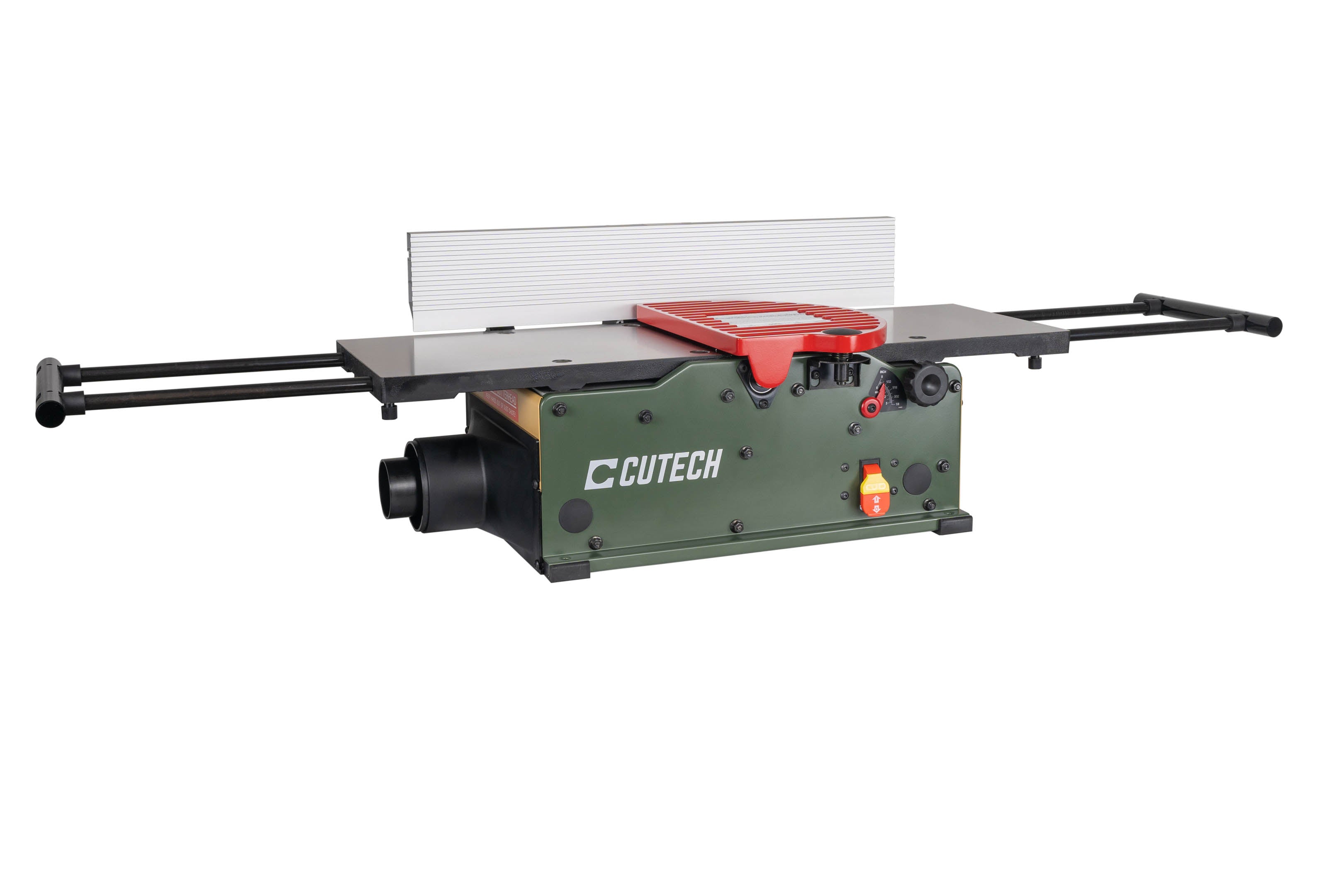 10 inch Spiral Cutterhead Benchtop Jointer (Cast Iron Tables) - CUTECH 401100HI