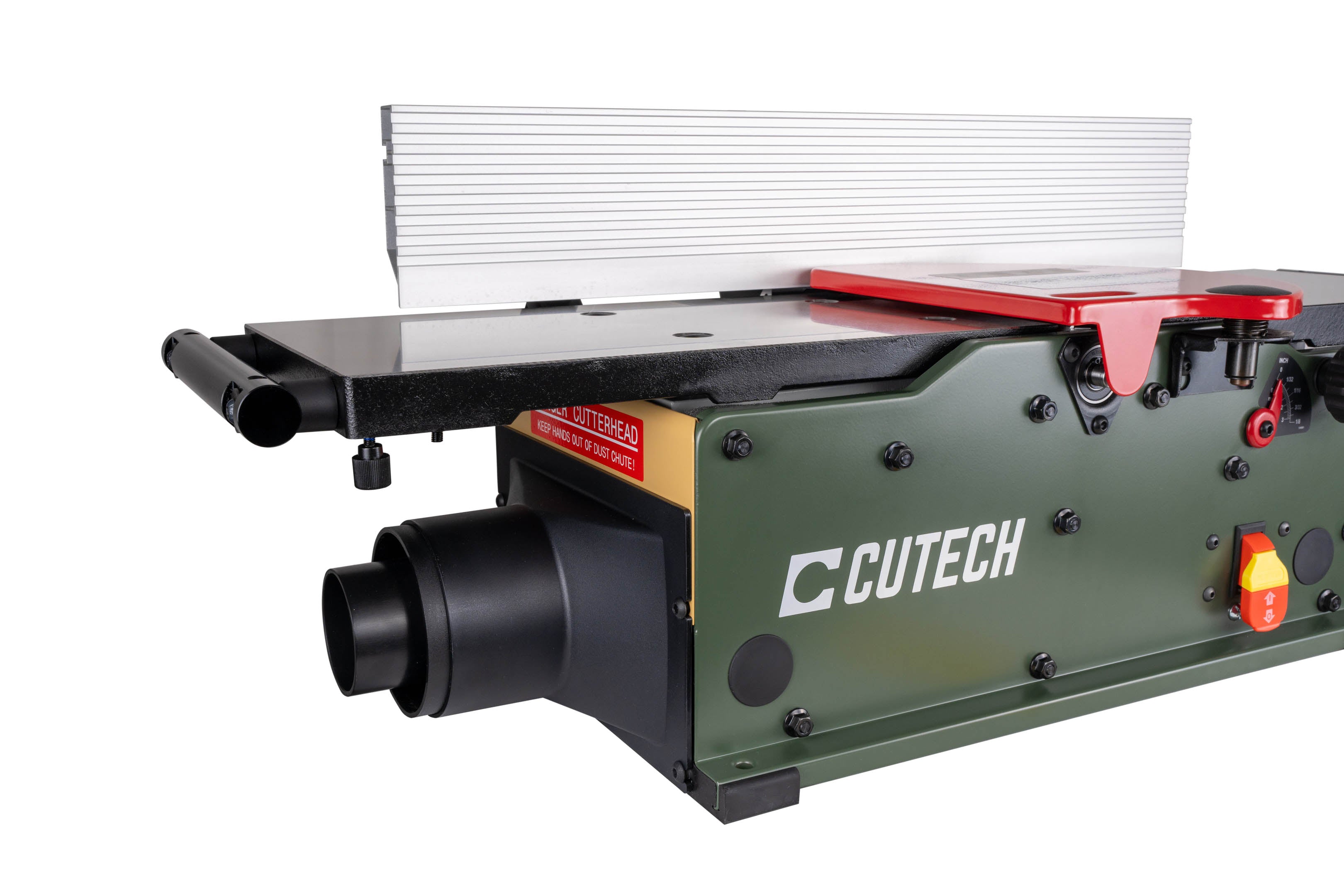 8 inch Spiral Cutterhead Benchtop Jointer (Cast Iron Tables) - CUTECH 40180HI