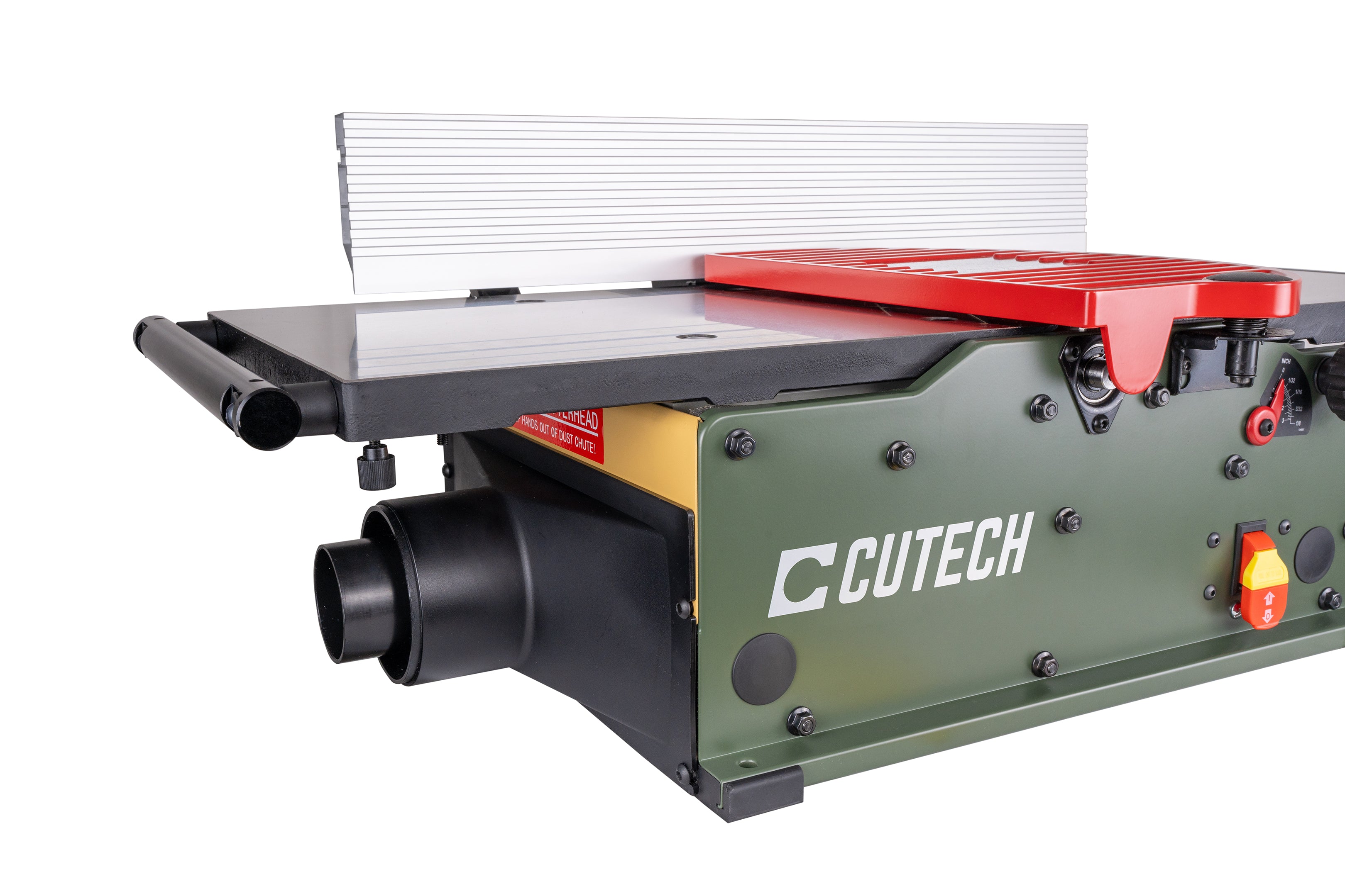 12 inch Spiral Cutterhead Benchtop Jointer (Cast Iron Tables) - CUTECH 401120HI