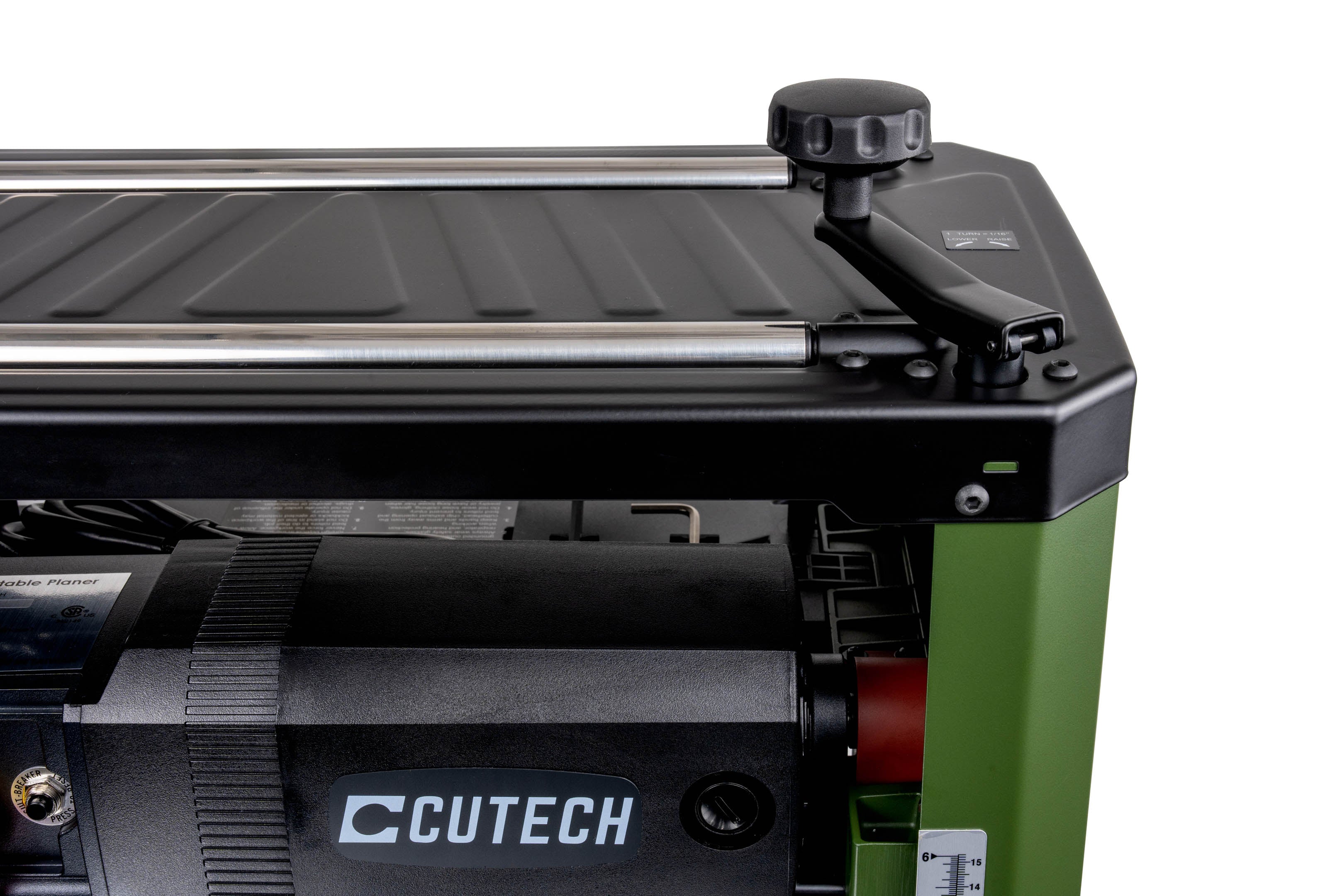 13 inch Two-Speed Spiral Cutterhead Benchtop Planer - CUTECH 40800H