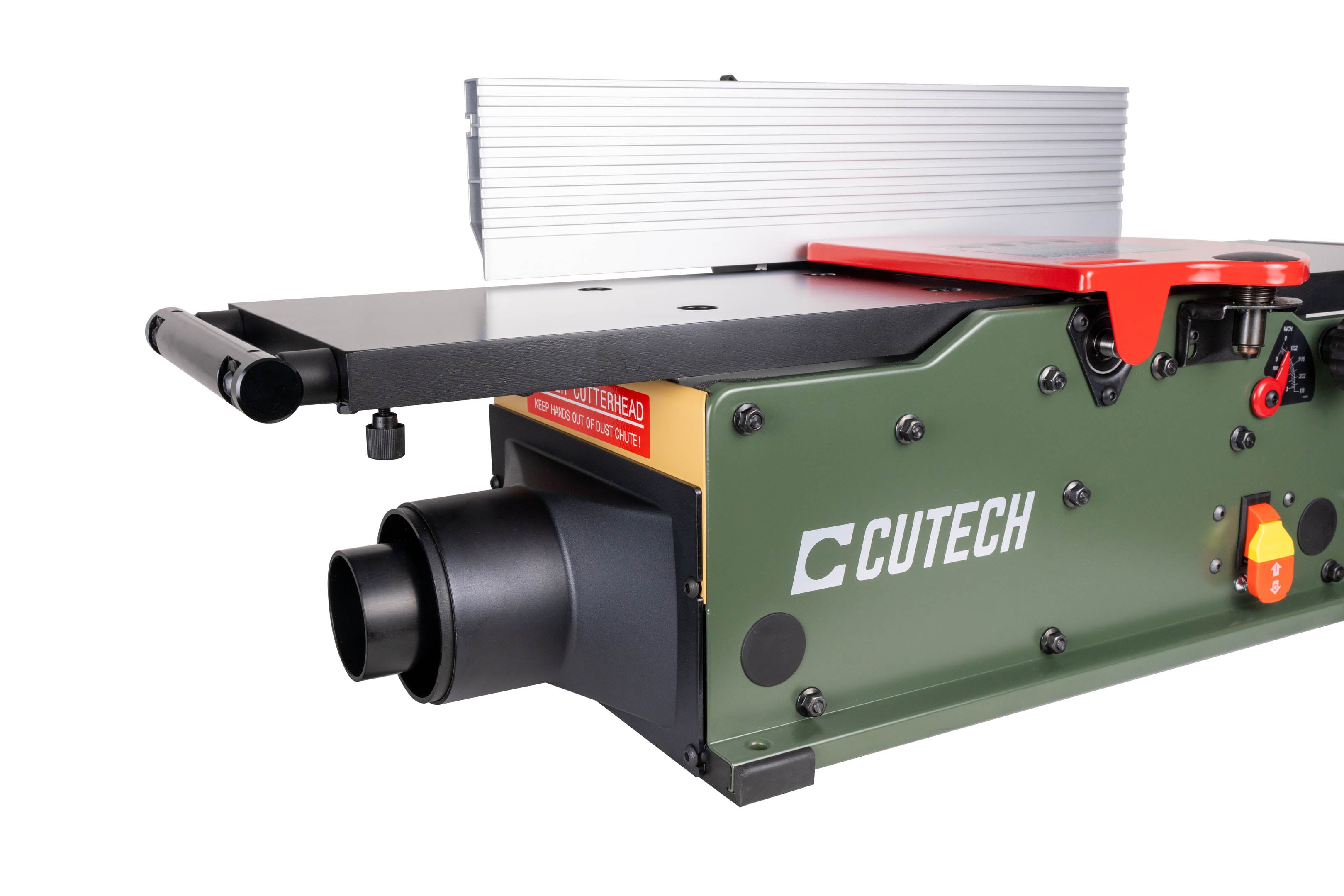 8 inch Spiral Cutterhead Benchtop Jointer (Black Table) - CUTECH 40180HB