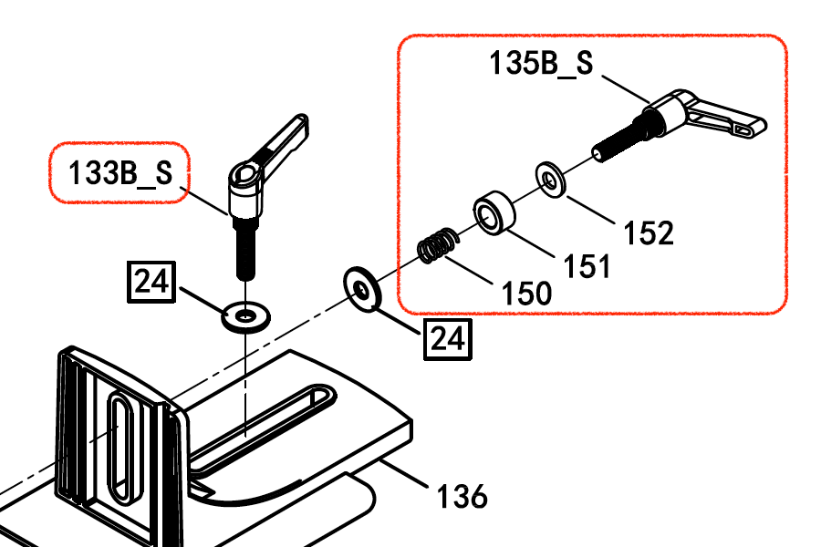 RP Jointer-Lever Pack(A)