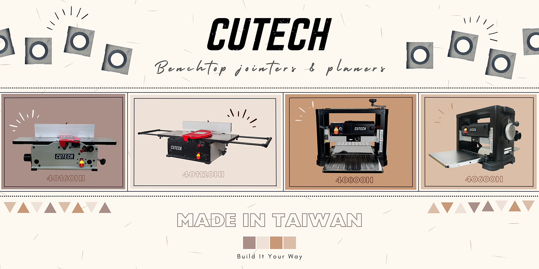CUTECH Tools Official Site Best Benchtop Jointers Planers